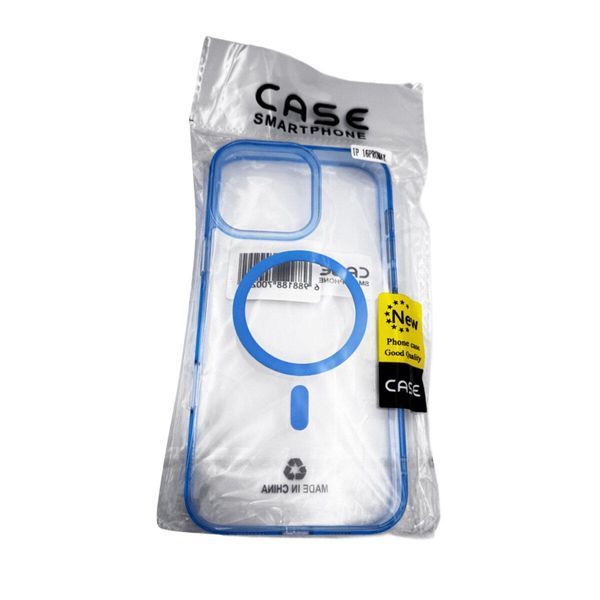 Чехол Acrilyc Colorful с MagSafe для iPhone 16 Pro Light Blue 666-03432 фото