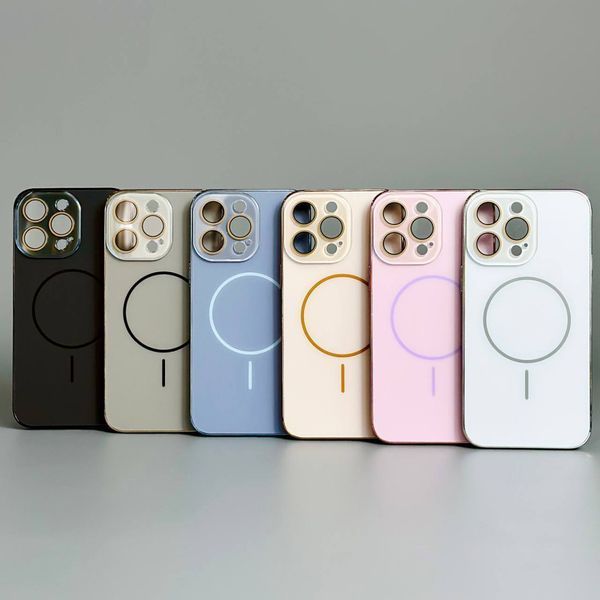 Чехол Matte TPU Soft Touch Magnetic для iPhone 12 Pro Beige 214-02213 фото
