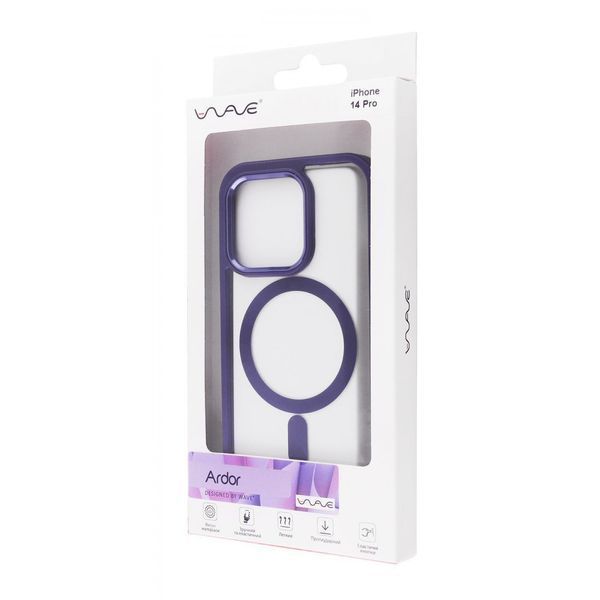 Чохол WAVE Ardor Case with Magnetic Ring для iPhone 14 Pro Light purple 656-05463 фото