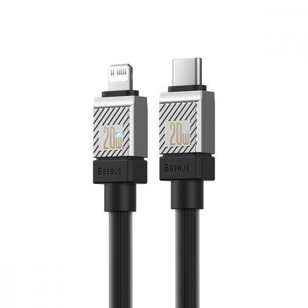 Кабель Baseus CoolPlay Series Fast Charging Type-C to Lightning 20W (1m) Black CAKW000001 фото