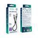Кабель Ridea RC-US42 UltraStrong Type-C to Type-C 60W 0.25m Черный 209-00309 фото 2