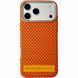 Чохол TPU+PC KVZV Triangular Pattern with Magnetic Fit для Apple iPhone 16 Pro (6.3") Orange ILSO-00000088023-4 фото
