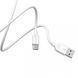 Кабель BOROFONE BX14 USB to Type-C 2.4A, 2m, PVC, TPE connectors, White 6957531090021 фото 1