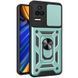 Ударопрочный чехол Camshield Serge Ring для Xiaomi Poco F4 Green 777-04565 фото 1