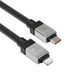 Кабель Baseus CoolPlay Series Fast Charging Type-C to Lightning 20W (1m) Black CAKW000001 фото 3