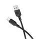 Кабель BOROFONE BX113 Lenny silicone charging data cable Type-C(L=1M) Black 6941991115431 фото 3