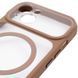 Чохол TPU+PC GETMAN Moon Clear with MagSafe для Apple iPhone 13 (6.1") Brown 656-08443 фото 4