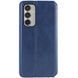Кожаный чехол-книжка GETMAN Cubic для Samsung Galaxy M35 5G Синий 555-01667 фото 2