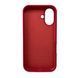 Силіконовий чохол для iPhone 16 Maroon 666-01173 фото 2