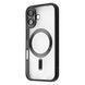 Чехол Metal Matte Case с Magsafe для iPhone 16 Black 214-01500 фото 1
