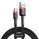 Кабель Baseus cafule Cable USB For Micro 2A 3m Red+Black CAMKLF-H91 фото 1