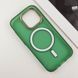 Чехол TPU+PC Lily with MagSafe для Apple iPhone 15 Pro (6.1") Army Green 214-03576 фото 4