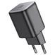 Сетевое зарядное устройство HOCO N40 Mighty single port PD20W charger Black 656-01372 фото 1