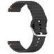 Силіконовий ремінець Wavy для Smart Watch 20mm Black 212-01680 фото 2
