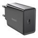 Мережевий зарядний пристрій Baseus Speed Mini Quick Charger 1C 20W EU Black 656-01305 фото 2