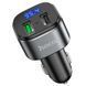 АЗУ с FM-модулятором HOCO E67 Fighter QC3.0 18W car BT FM transmitter Black 6931474762122 фото 3