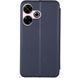 Шкіряний чохол-книжка Classy для Xiaomi Redmi 13 4G / Poco M6 4G Темно-синій 777-03603 фото 2