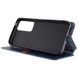 Кожаный чехол-книжка GETMAN Cubic для Samsung Galaxy M35 5G Синий 555-01667 фото 5