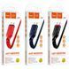 Кабель HOCO X59 USB to Micro 2.4A, 1m, nylon, TPE connectors, Red 6931474744906 фото 3