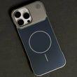 Чохол Glass Matte Aromatherapy Metal Magnetic для iPhone 13 Pro Blue 214-02318 фото