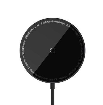 Беспроводное зарядное устройство Baseus Simple Mini3 Magnetic Wireless Charger 15W Black CCJJ040001 фото