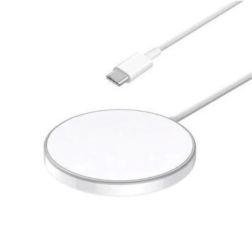 Беспроводное зарядное устройство REMAX Jinga Series 15W Magnetic Wireless Fast Charger RP-W58 White 6954851211433 фото