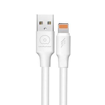 Кабель WUW-X169 USB Lightning 5А white 6972573331628 фото