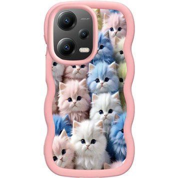 Чехол TPU Cloudy Pictures для Xiaomi Poco X5 5G / Redmi Note 12 5G Kittens 555-01233 фото