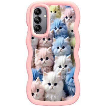 Чехол TPU Cloudy Pictures для Samsung Galaxy A35 Kittens 555-01283 фото