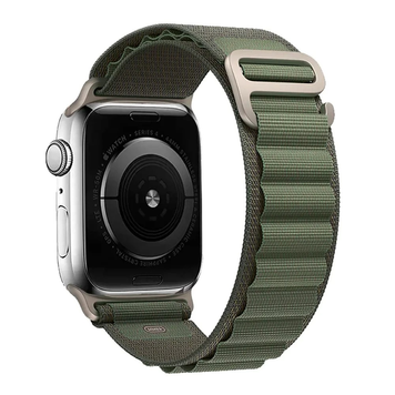 Тканинний ремінець Alpine Loop для Apple Watch 42/44/45/49 mm Military Green 212-00539 фото
