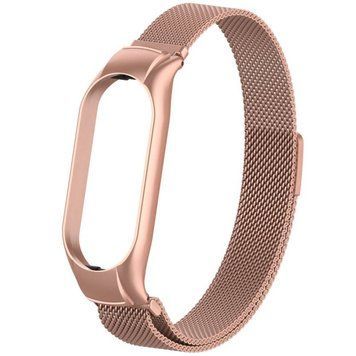 Ремешок Milanese Loop Design для Xiaomi Mi Band 8 / Band 9 (China) / 10 Rose Pink 212-01631 фото