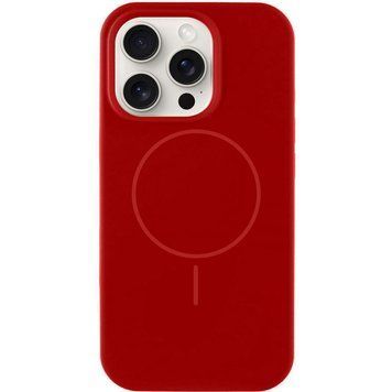 Силіконовий чохол з MagSafe для iPhone 16 Deep Red 214-01585 фото
