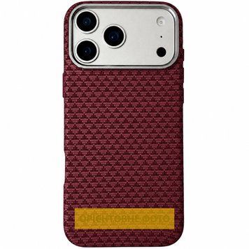 Чохол TPU+PC KVZV Triangular Pattern with Magnetic Fit для Apple iPhone 16 Pro (6.3") Red ILSO-00000088023-5 фото