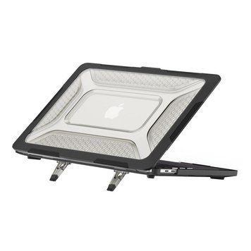 Накладка TPU+PC Hex Shield для MacBook Air 15" 2025/2024/2023 (M4 A3114/M3 A3114/M2 A2941) Black 777-07800 фото