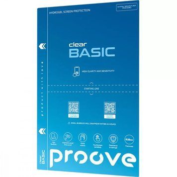 Защитная гидрогелевая пленка Proove Hydrogel Screen Protection BASIC (clear) для Samsung GalaxyXCover6pro 904-08636 фото