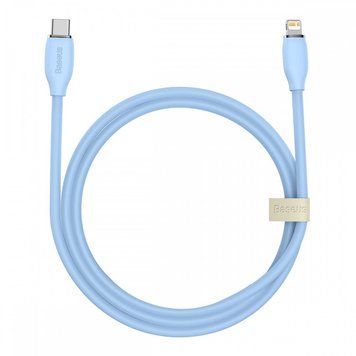 Кабель Baseus Jelly Liquid Silica Gel Fast Charging Data Cable Type-C to iP 20W 2m Blue CAGD020103 фото