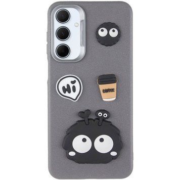 Чохол TPU Leather Toys для Samsung Galaxy A25 5G Monster / Grey 555-00925 фото