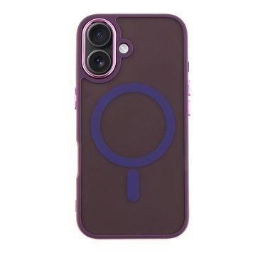 Чехол Space Magnetic Color з Magsafe для iPhone 16 Plus Темно-фиолетовый 214-03105 фото