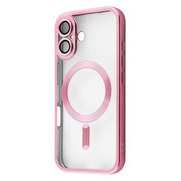 Чехол Metal Matte Case с Magsafe для iPhone 16 Pink 214-01501 фото