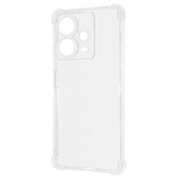 Чохол WXD Силікон 0.8 mm HQ Xiaomi Redmi Note 12 Pro 5G Прозорий 777-00695 фото