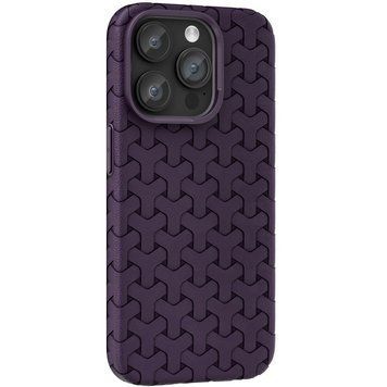 Чехол TPU Weaving для iPhone 15 Pro (6.1") Purple 555-00333 фото