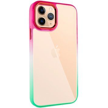 Чохол TPU+PC Fresh sip series для Apple iPhone 11 Pro Max (6.5") Салатовий / Рожевий 777-06699 фото