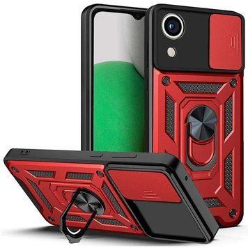 Ударопрочный чехол Camshield Serge Ring для Samsung Galaxy A03 Core Red 777-04636 фото