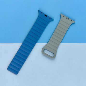 Силиконовый ремешок STR MagStrap Desing No1 для Apple Watch 38/40/41mm Blue 212-02811 фото
