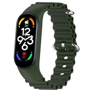 Ремінець Ocean Band для Xiaomi Mi Band 3/4/5/6/7 Dark Olive 212-01329 фото