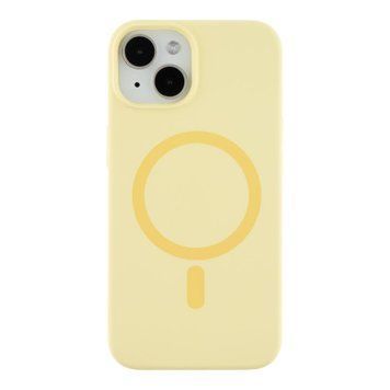Чохол Glow Silicone Case with Magsafe для iPhone 14 Yellow 214-03899 фото