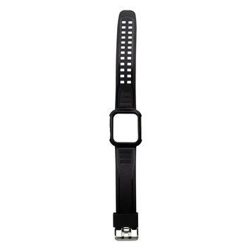 Ремешок для Apple Watch Band Silicone Shine + Protect Case 40/41 mm Black 212-01116 фото