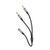 Аудіокабель HOCO UPA21 3.5mm male to 2 female, nylon braid, 0.25m, Metal Gray 6931474766816 фото