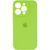 Силиконовый чехол с закрытой камерой для iPhone 16 Pro Max Shiny Green 666-01328 фото