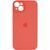 Силиконовый чехол с закрытой камерой для iPhone 14 Peach 666-00812 фото